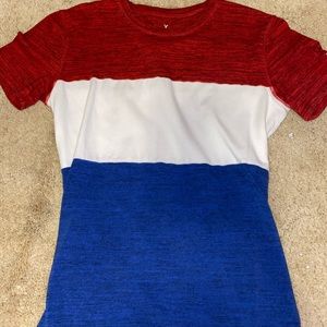 American eagle colour blocked t shirt
